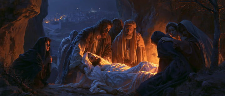 The Entombment of Jesus Christ - Midnight-blue Chiaroscuro · Landscape n° 17