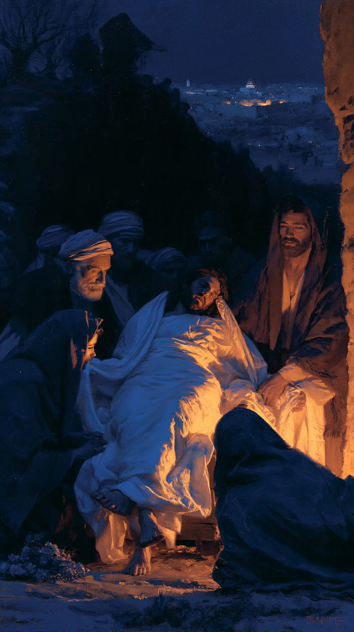 The Entombment of Jesus Christ - Midnight-blue Chiaroscuro · Portrait n° 8