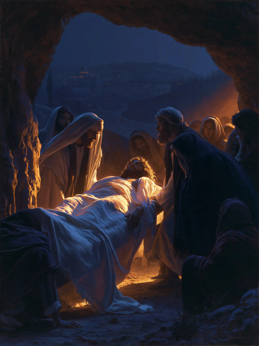 The Entombment of Jesus Christ - Midnight-blue Chiaroscuro · Portrait n° 14