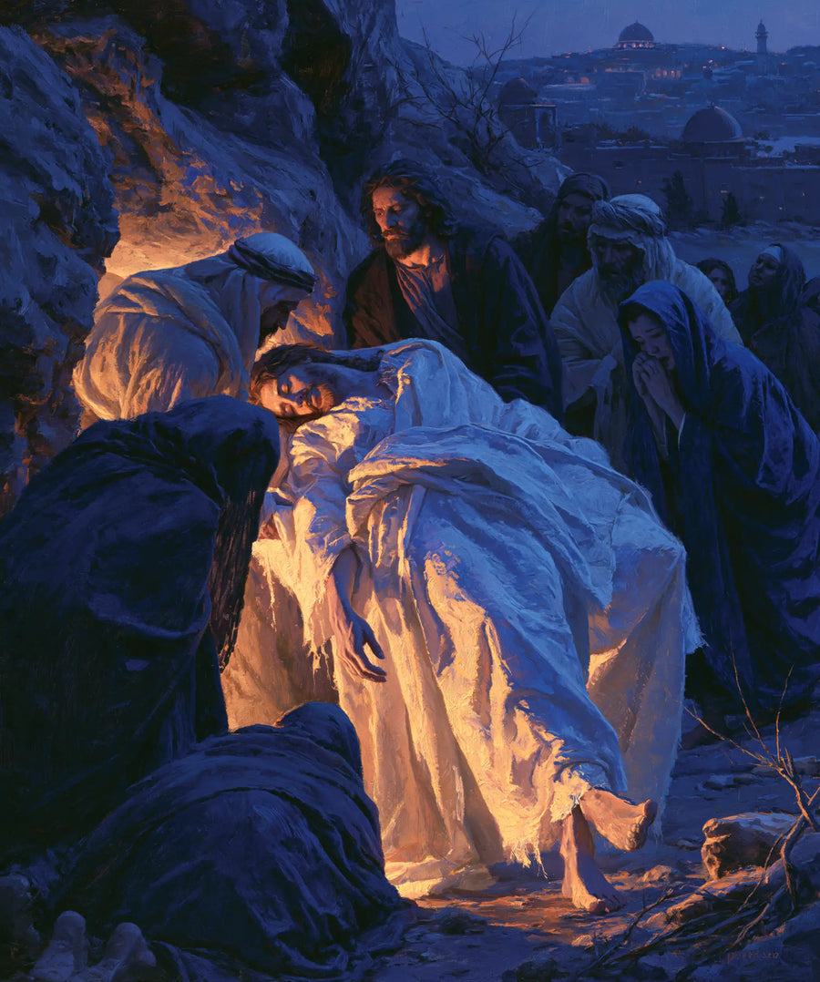 The Entombment of Jesus Christ - Midnight-blue Chiaroscuro · Portrait n° 16