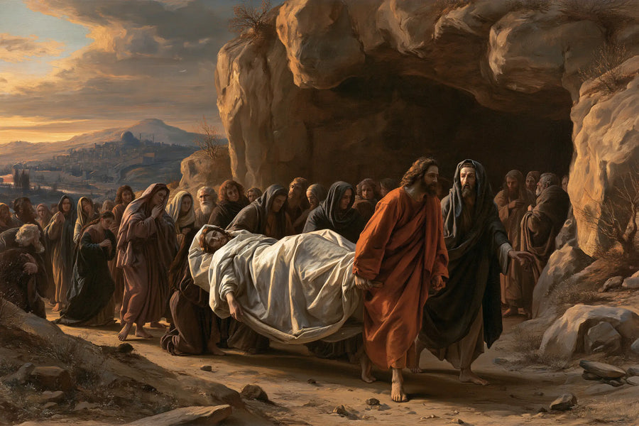 The Entombment of Jesus Christ - Sacred Monumental View · Landscape n° 9