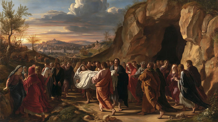 The Entombment of Jesus Christ — The Procession Beneath the Last Day’s Sky