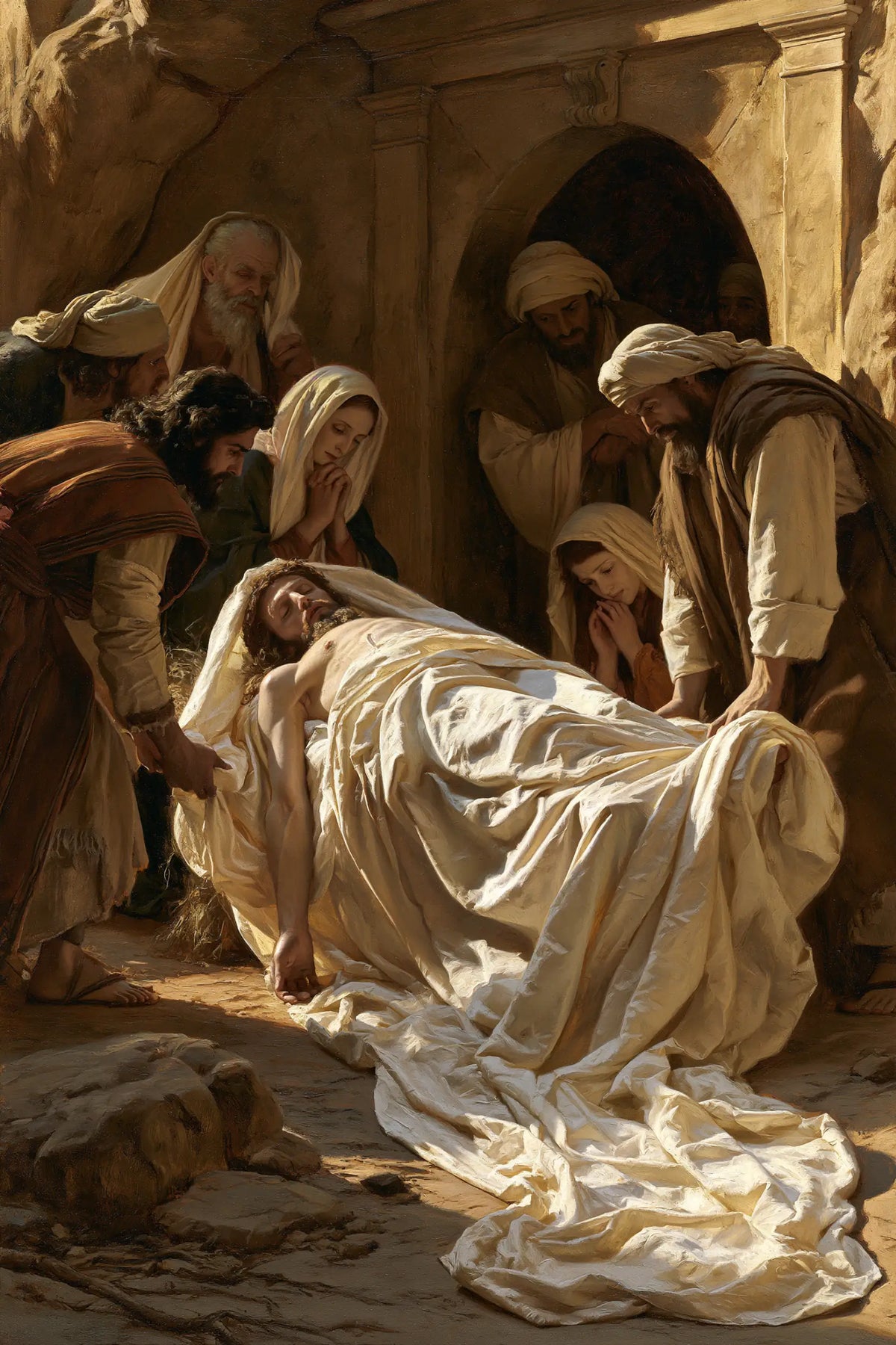 The Entombment of Jesus Christ - Sacred Silence · Portrait n° 13