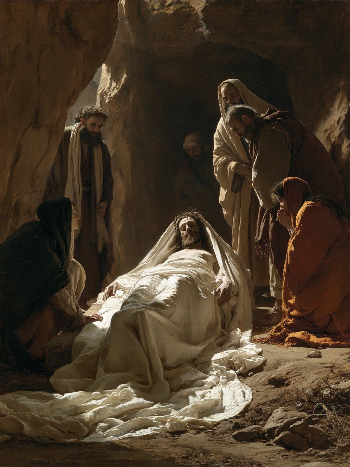 The Entombment of Jesus Christ — Light Between Earthen Veils