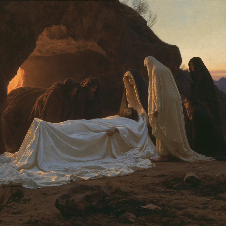 The Entombment of Jesus Christ - Symbolist · Square n° 1