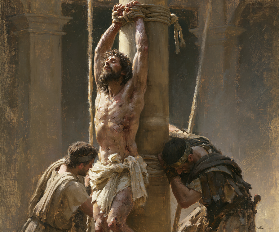 The Flagellation of Christ - Impressionist · Landscape n° 4