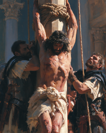 The Flagellation of Christ - Impressionist · Portrait n° 13