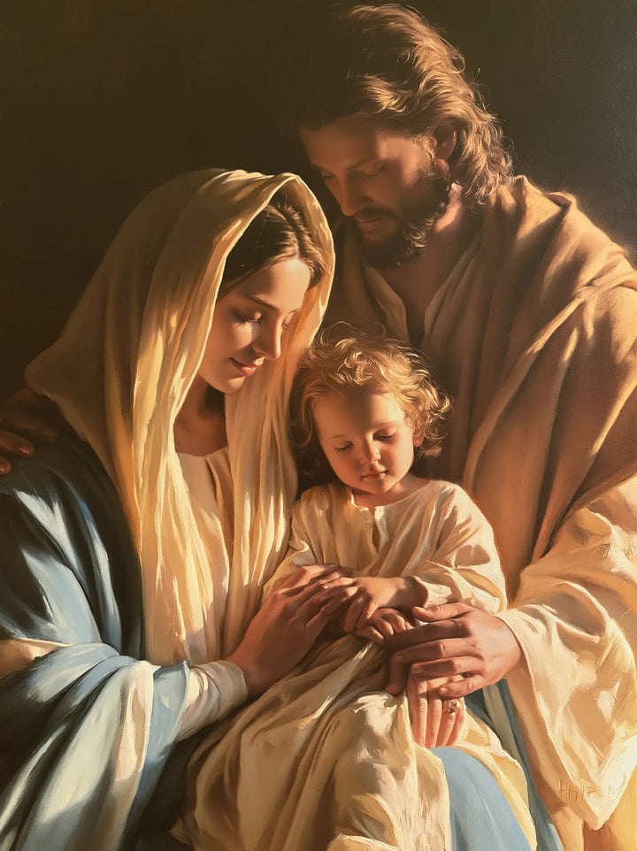 The Holy Family - Close Devotional Portrait · Portrait n° 1