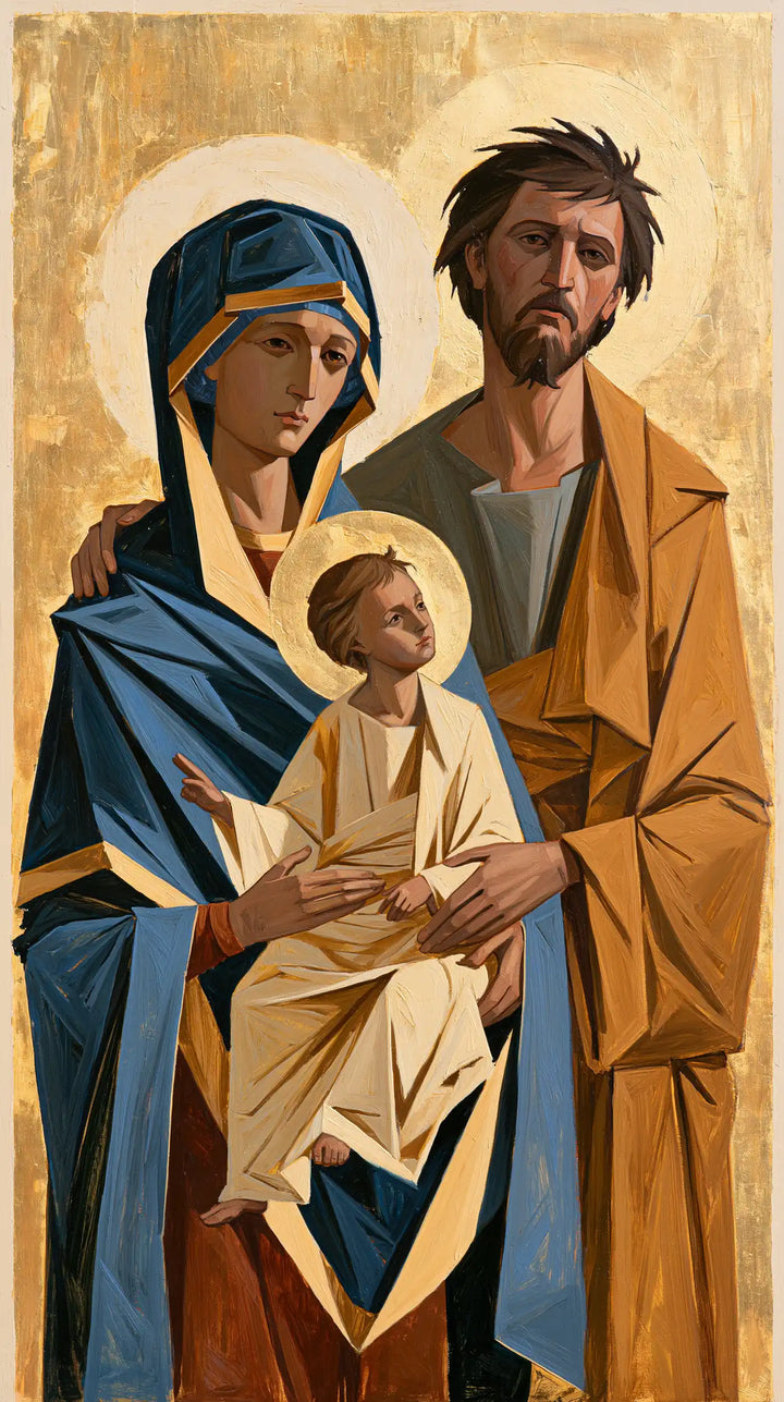The Holy Family - Contemporary Byzantine · Portrait n° 3