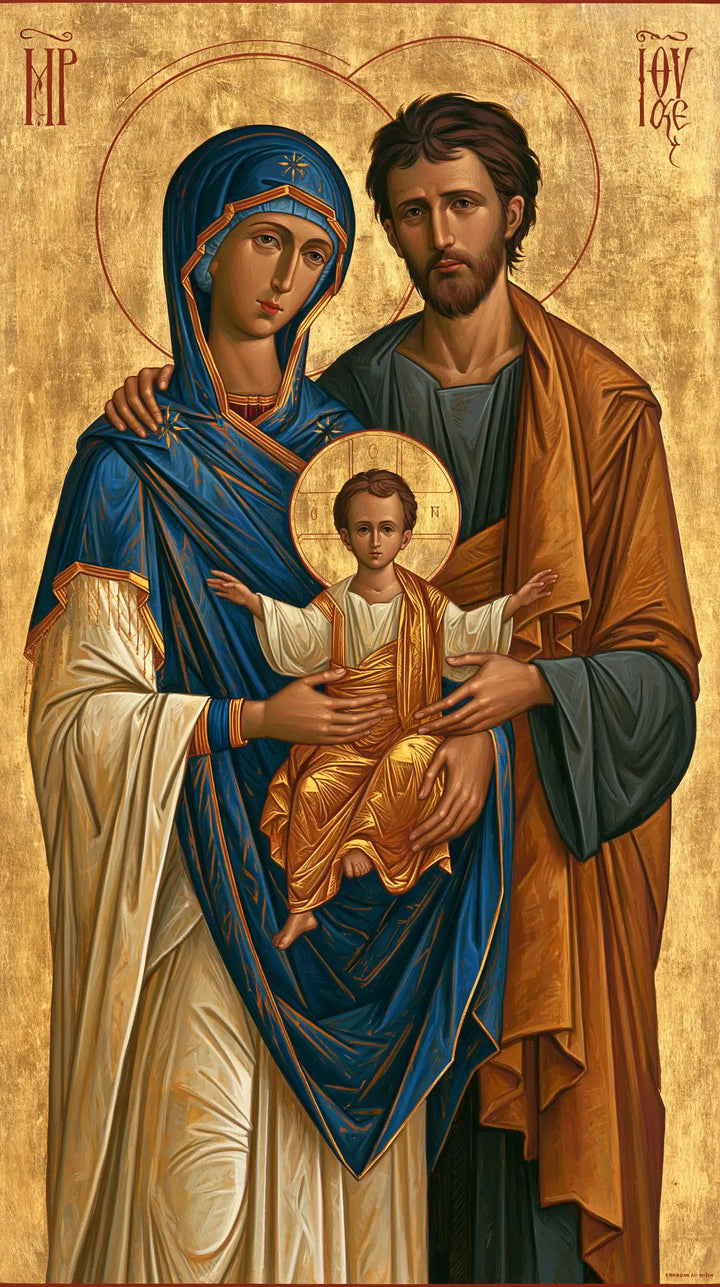 The Holy Family - Contemporary Byzantine · Portrait n° 4