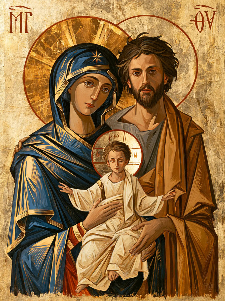 The Holy Family - Contemporary Byzantine · Portrait n° 7