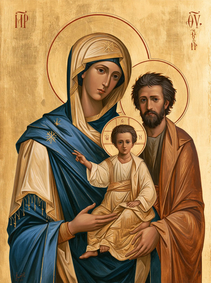 The Holy Family - Contemporary Byzantine · Portrait n° 8
