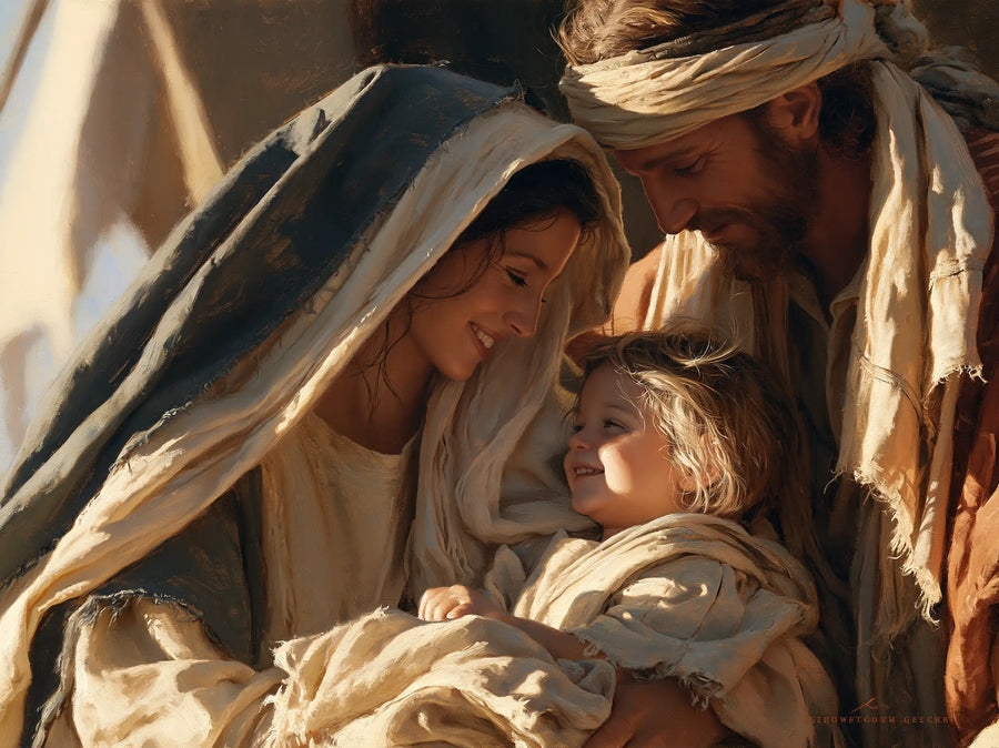 The Holy Family - Joy of the Holy Family · Landscape n° 3