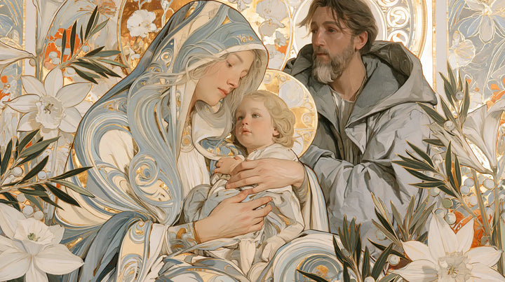 The Holy Family - Sacred Art Nouveau · Landscape n° 8