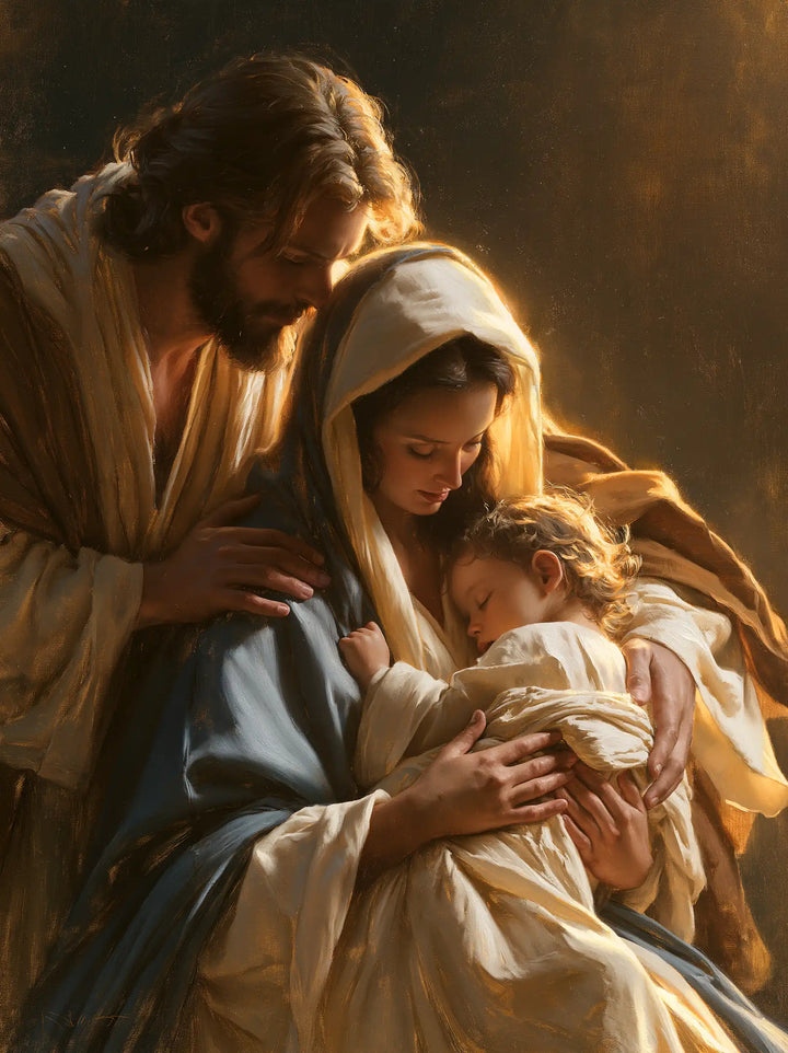 The Holy Family — The Cradle Edged with Light