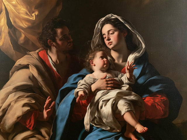 The Holy Family — The Little Hand Raised in Shadow