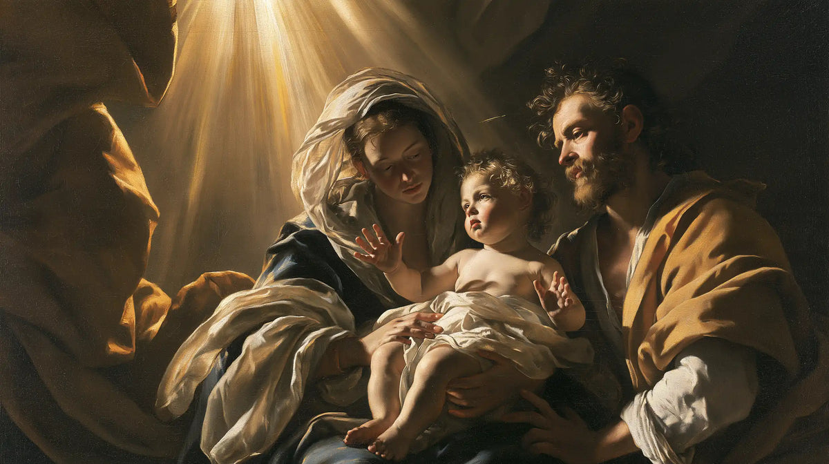 The Holy Family — The Cradle Beneath the Slanting Ray