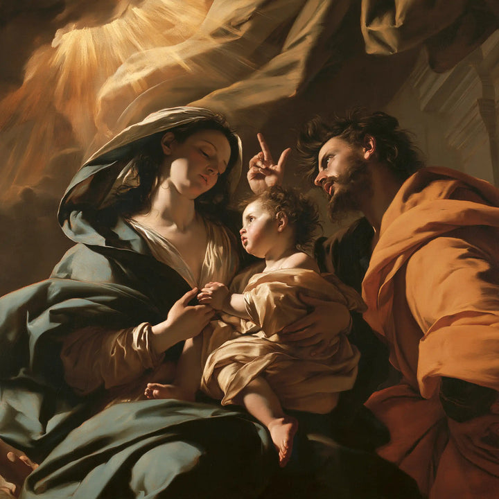 The Holy Family - Theatrical Baroque · Square n° 4