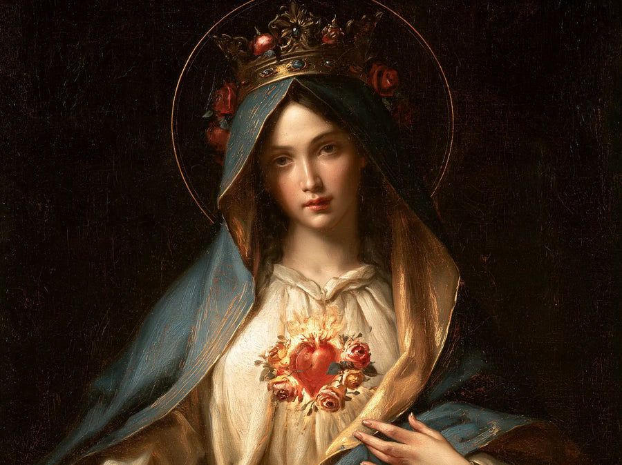 Immaculate Heart of Mary - Black and Gold · Landscape n° 2