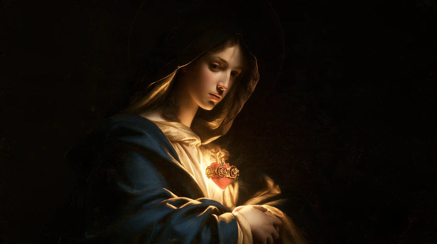 Immaculate Heart of Mary - Black and Gold · Landscape n° 11
