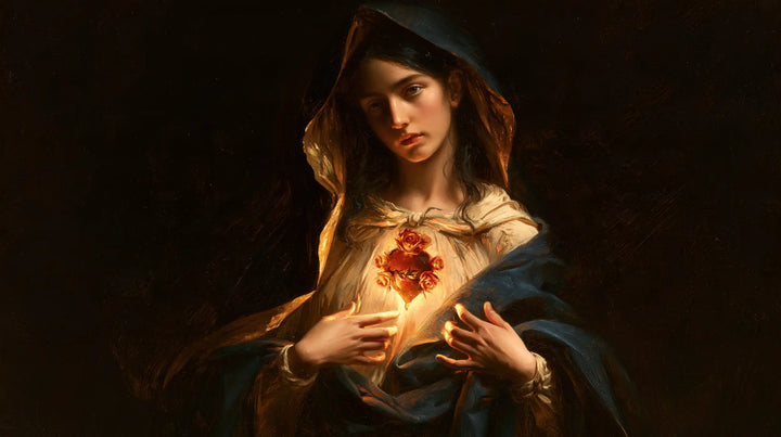 Immaculate Heart of Mary - Black and Gold · Landscape n° 14