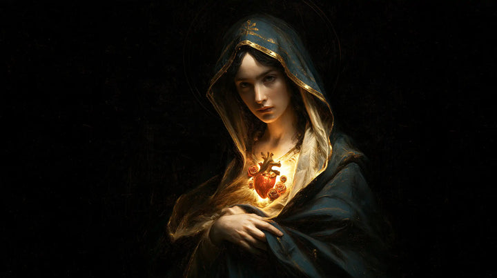 Immaculate Heart of Mary - Black and Gold · Landscape n° 20