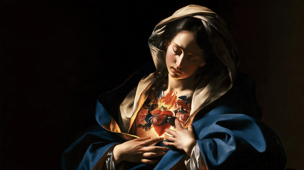 Immaculate Heart of Mary - Caravaggio Tenebrism · Landscape n° 11