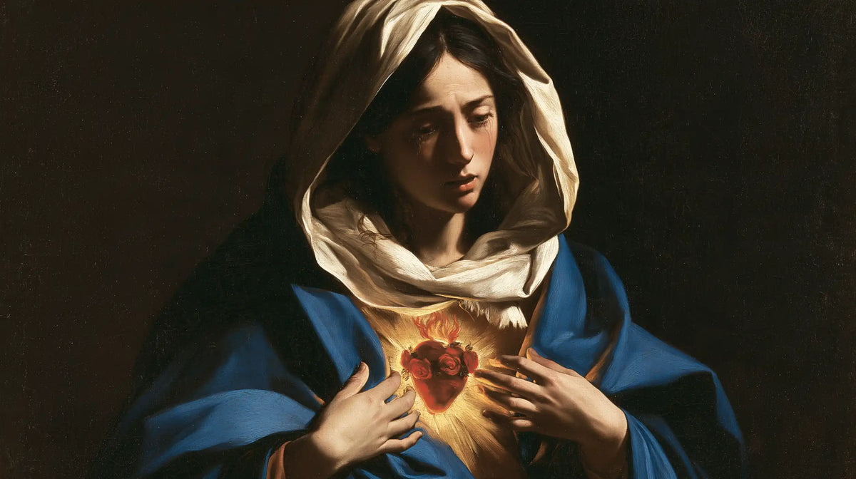 Immaculate Heart of Mary - Caravaggio Tenebrism · Landscape n° 12