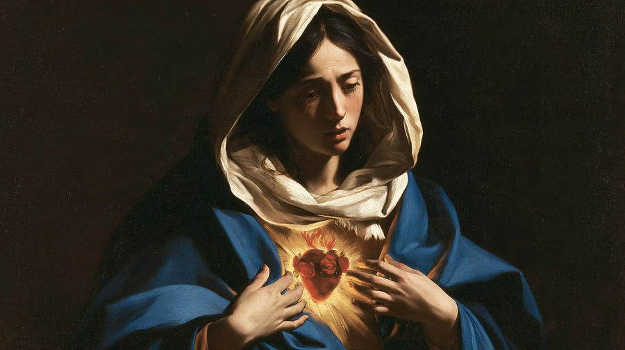 Immaculate Heart of Mary - Caravaggio Tenebrism · Landscape n° 12