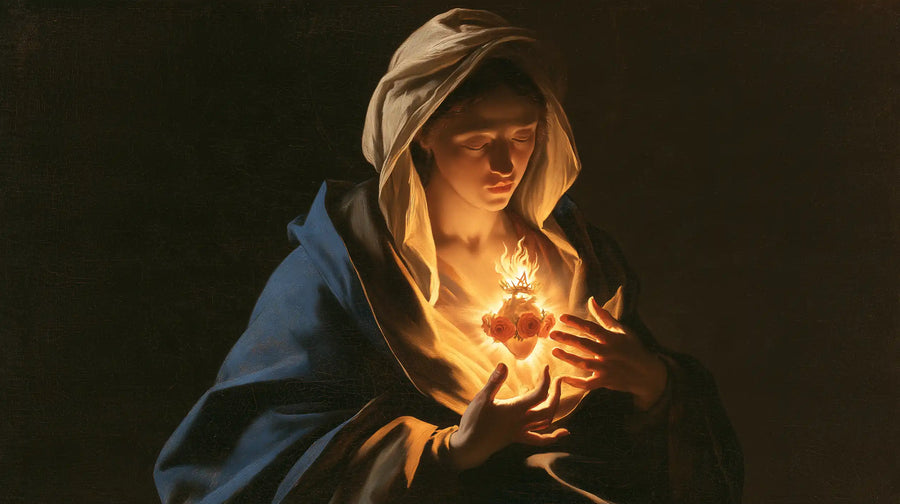 Immaculate Heart of Mary - Caravaggio Tenebrism · Landscape n° 15