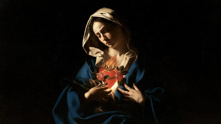 Immaculate Heart of Mary - Caravaggio Tenebrism · Landscape n° 17