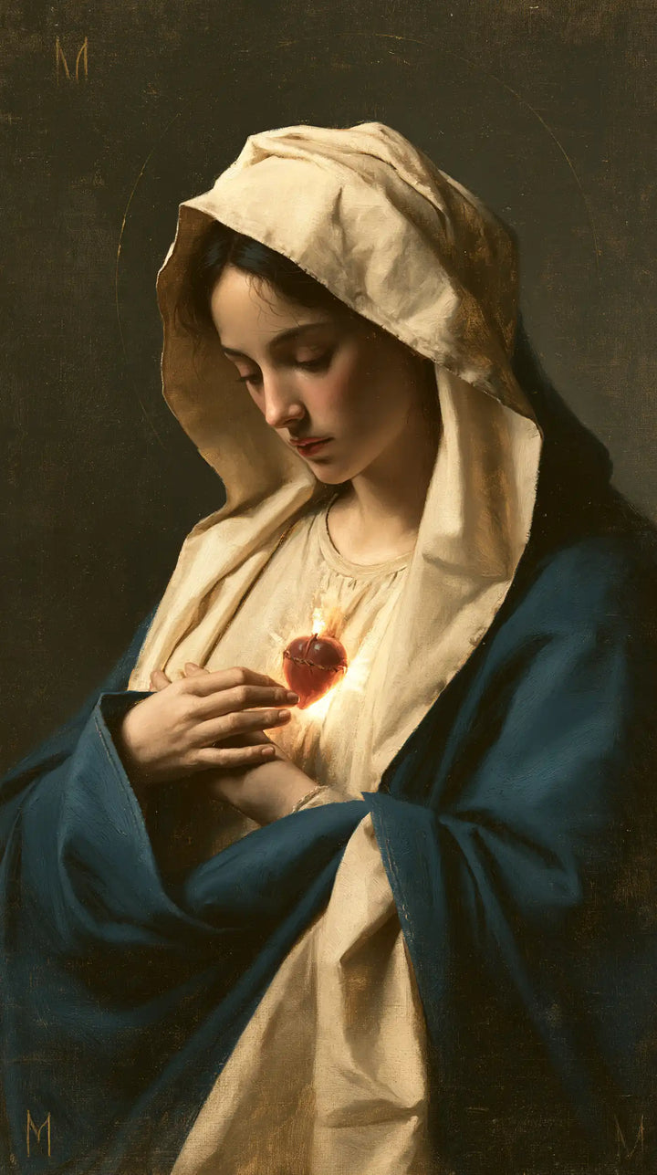 Immaculate Heart of Mary - Contemporary Minimalism · Portrait n° 4