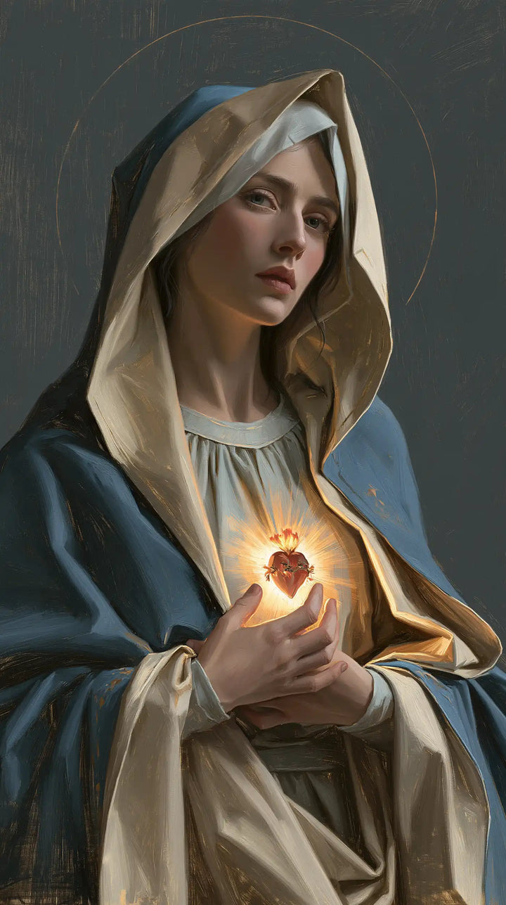 Immaculate Heart of Mary - Contemporary Minimalism · Portrait n° 9