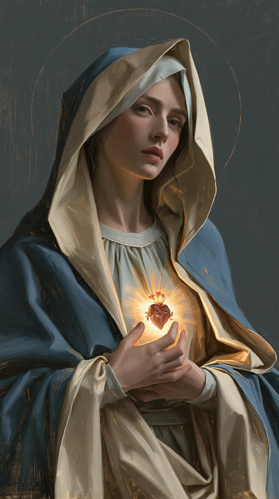 Immaculate Heart of Mary - Contemporary Minimalism · Portrait n° 9