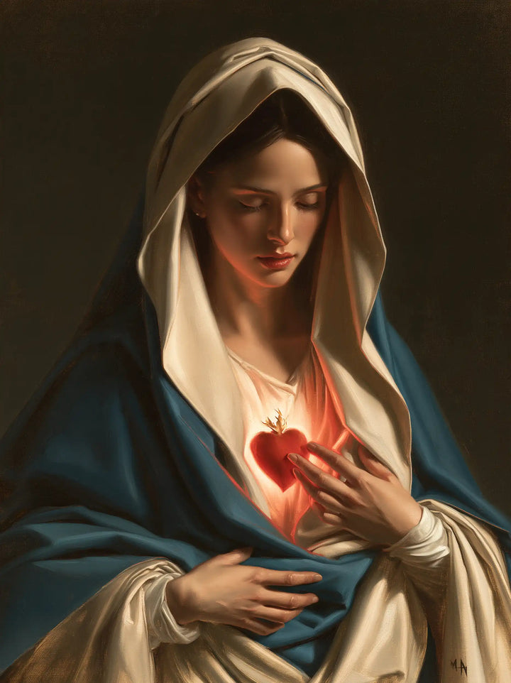 Immaculate Heart of Mary - Contemporary Minimalism · Portrait n° 11