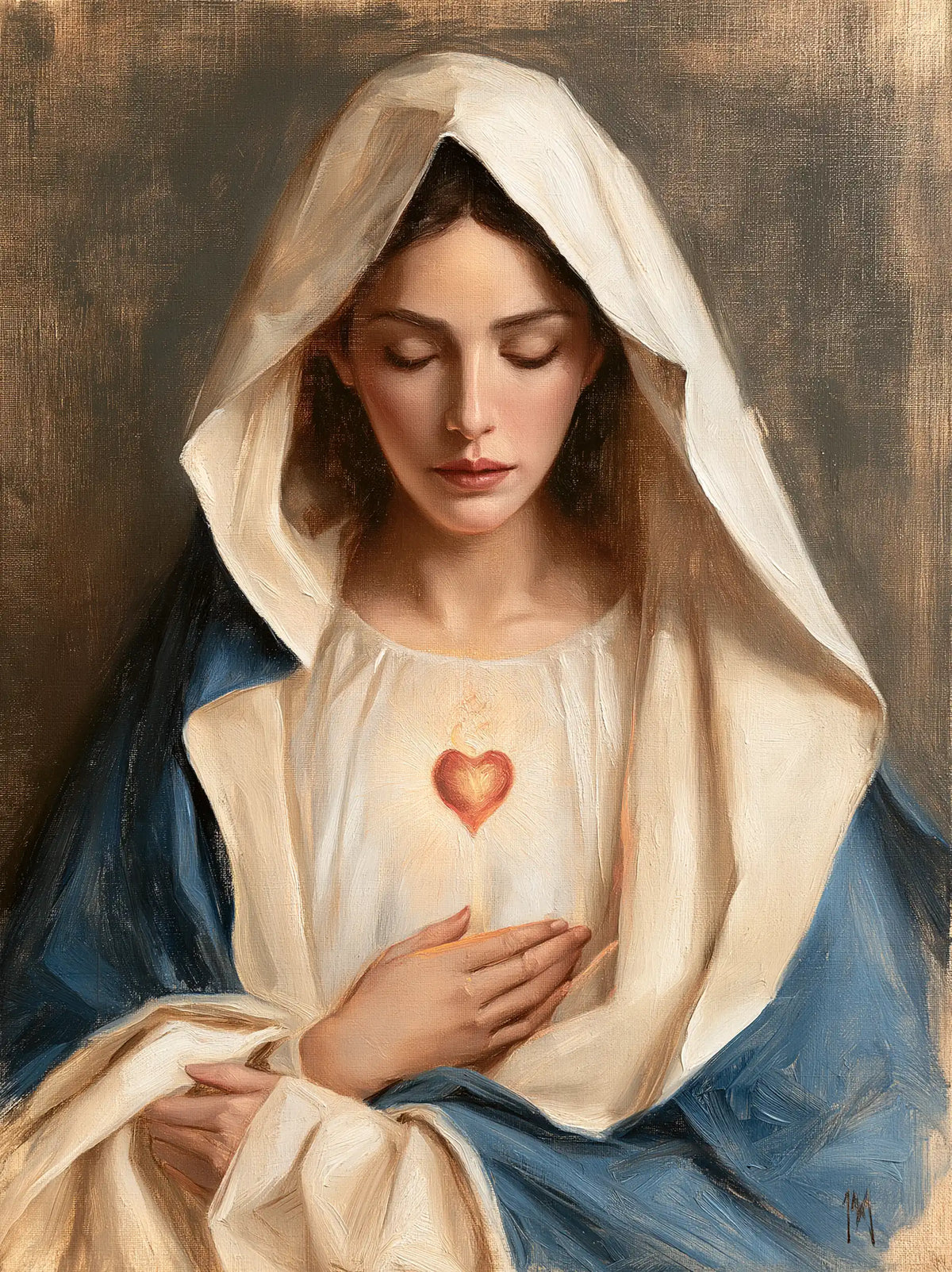 Immaculate Heart of Mary - Contemporary Minimalism · Portrait n° 12