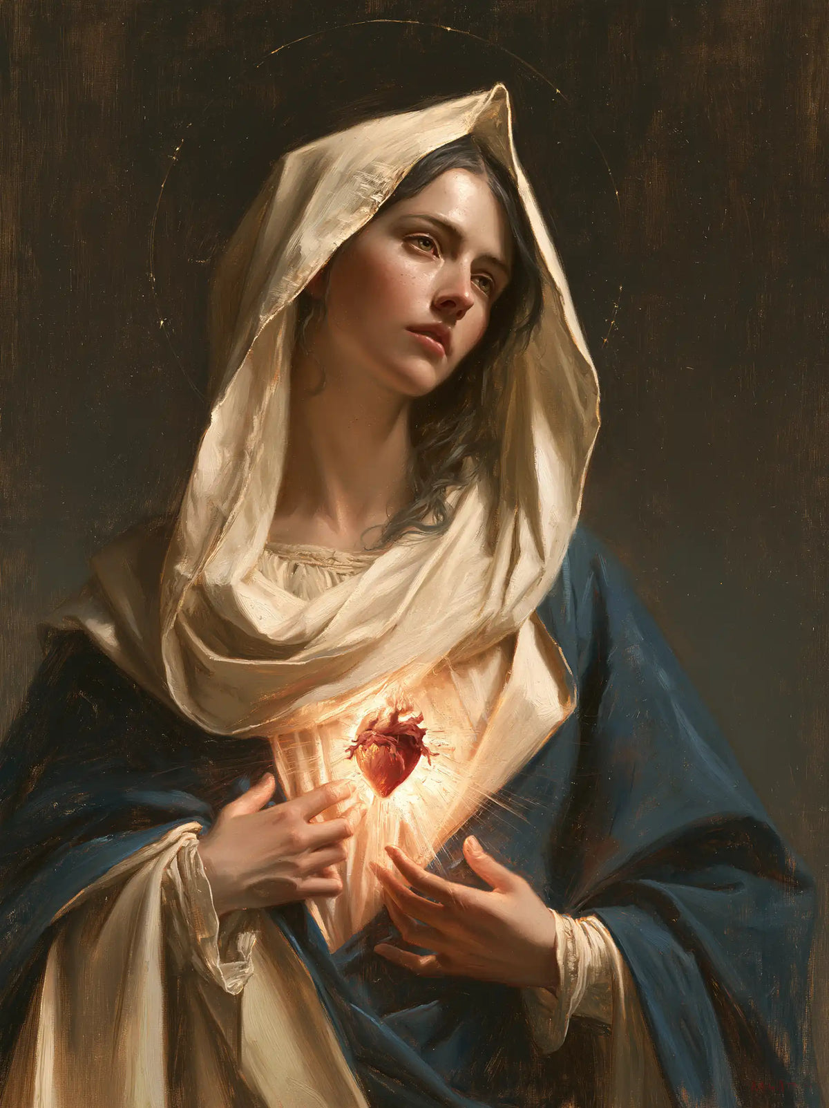 Immaculate Heart of Mary - Contemporary Minimalism · Portrait n° 13