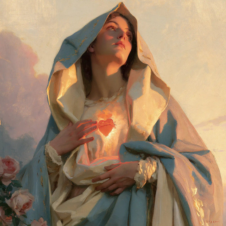 Immaculate Heart of Mary - The Immaculate Heart at Dawn · Square n° 7