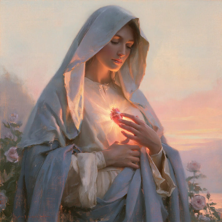 Immaculate Heart of Mary - The Immaculate Heart at Dawn · Square n° 10