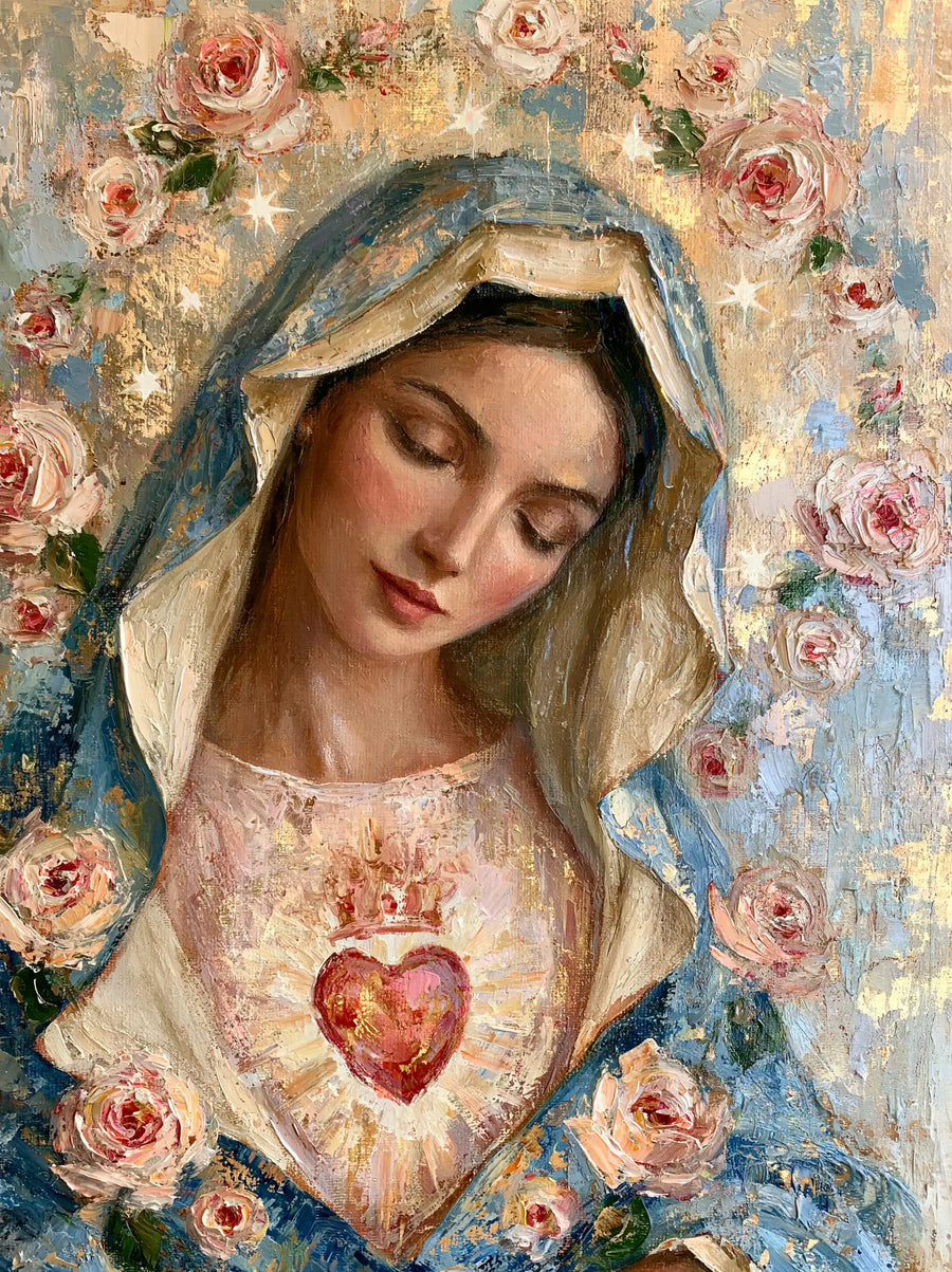 Immaculate Heart of Mary - Impressionist · Portrait n° 13