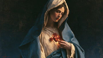 Immaculate Heart of Mary - Midnight Blue Chiaroscuro · Landscape n° 11