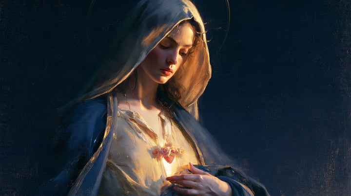 Immaculate Heart of Mary - Midnight Blue Chiaroscuro · Landscape n° 15