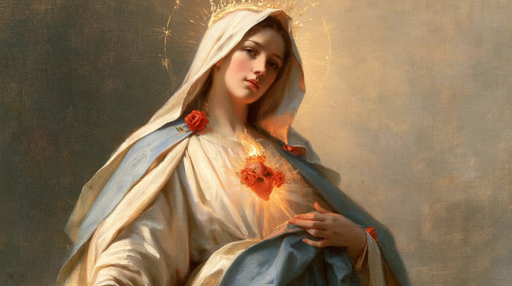 The Immaculate Heart of Mary — The Shoulder Rose and the Radiant Heart