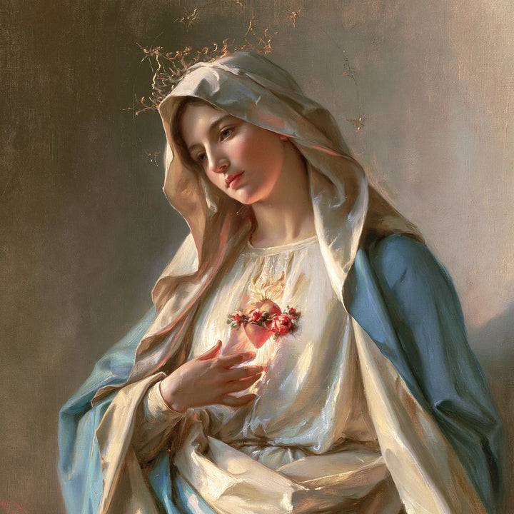 Immaculate Heart of Mary - Peace and Purity of Mary's Heart · Square n° 7
