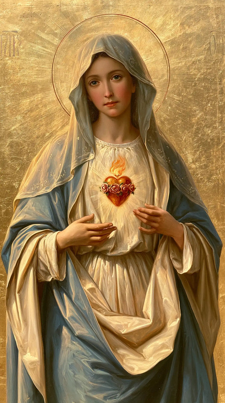Immaculate Heart of Mary - Sacred Gold · Portrait n° 6
