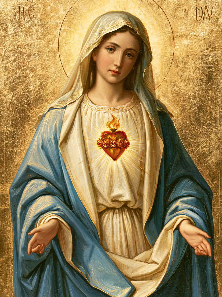 Immaculate Heart of Mary - Sacred Gold · Portrait n° 17