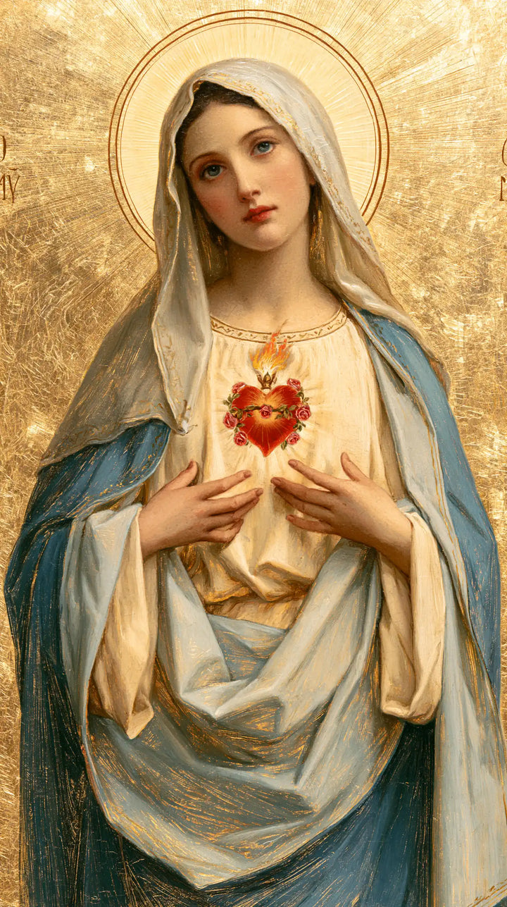 Immaculate Heart of Mary - Sacred Gold · Portrait n° 21