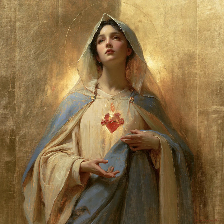Immaculate Heart of Mary - Sacred Gold · Square n° 7