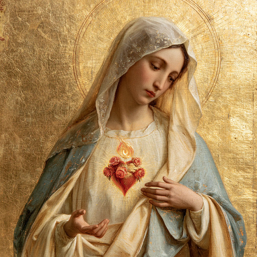 Immaculate Heart of Mary - Sacred Gold · Square n° 8