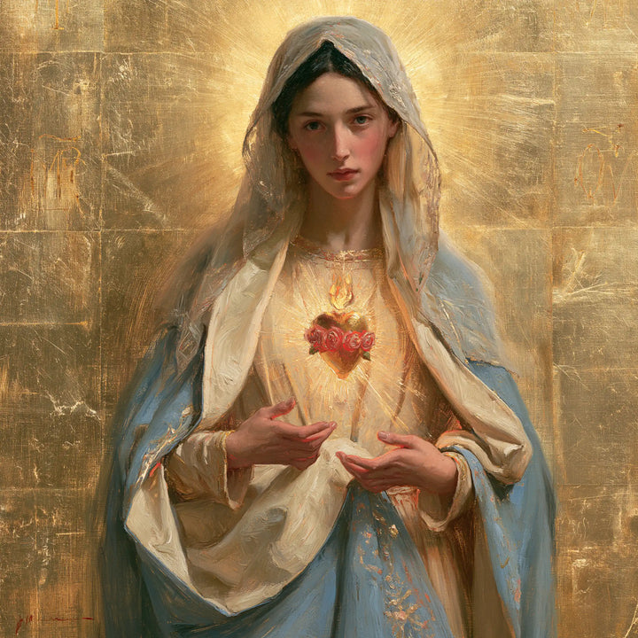 Immaculate Heart of Mary - Sacred Gold · Square n° 9